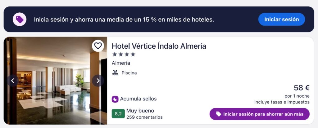 Descuentos por ser miembro de Hoteles.com