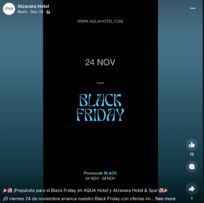 Promoción Black Friday Atzavara