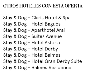 Hoteles con ofertas para perros