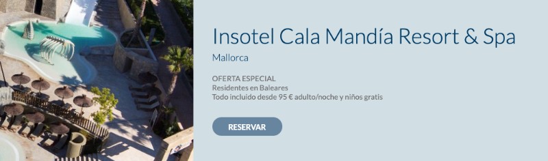 Oferta residentes Islas Baleares en los hoteles Insotel