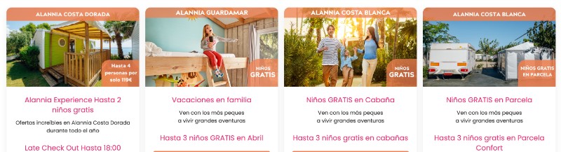 Ofertas disponibles en Alannia Resorts