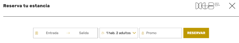 Cómo usar el promo code en la web del hotel Gran Bilbao