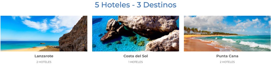 Destinos con hoteles VIK