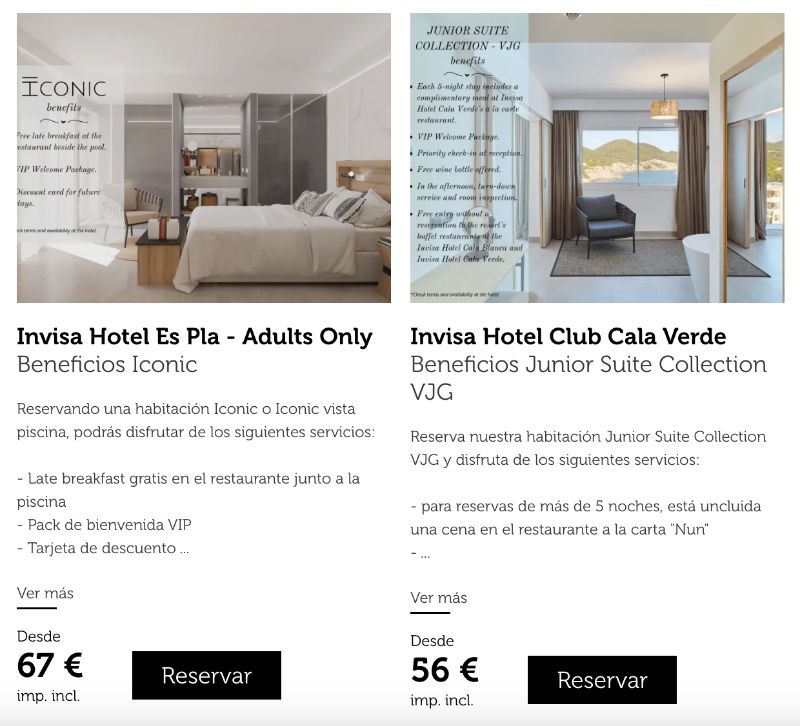 Oferta beneficios Invisa